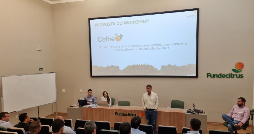 Fundecitrus realiza reuniões com grupo de trabalho do projeto ‘Colhe +’