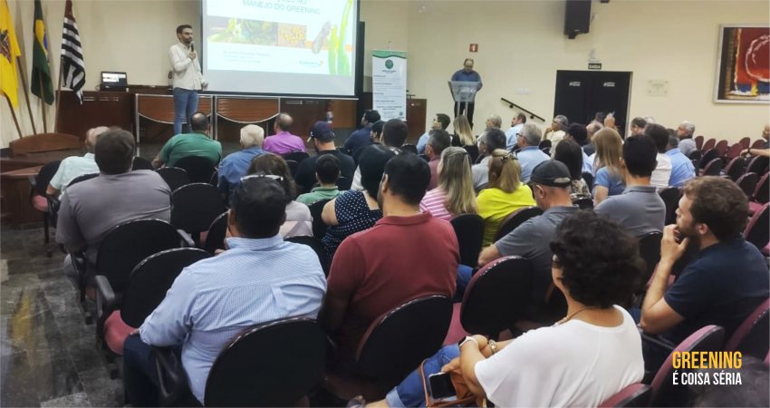 Encontro com citricultores de Mogi Mirim orienta sobre o manejo do greening