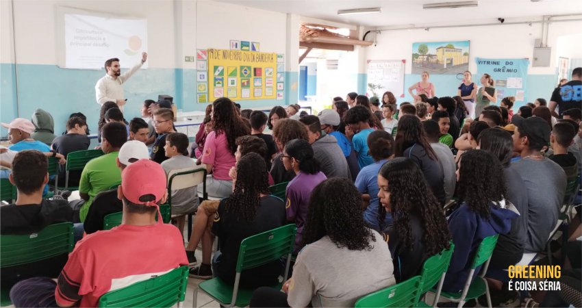 Greening é tema de ação de conscientização em escola de Aguaí (SP)