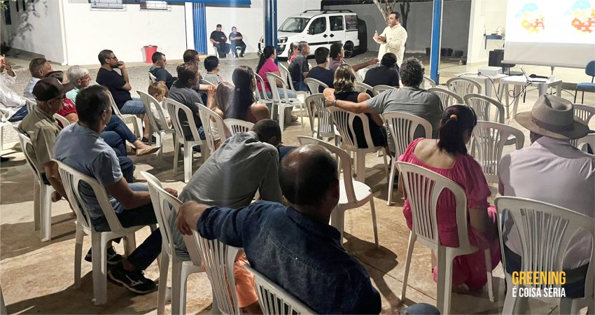 Manejo do greening e leprose dos citros são temas de palestra para citricultores de Pontalinda (SP)