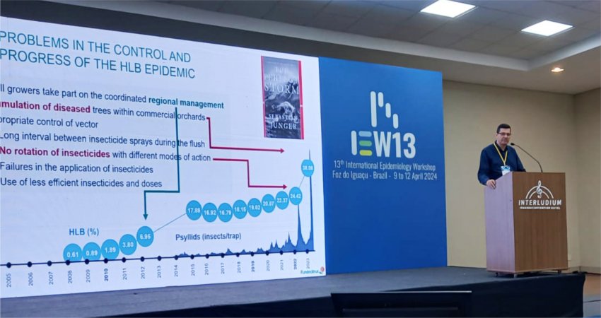 Fundecitrus participa de Workshop Internacional de Epidemiologia