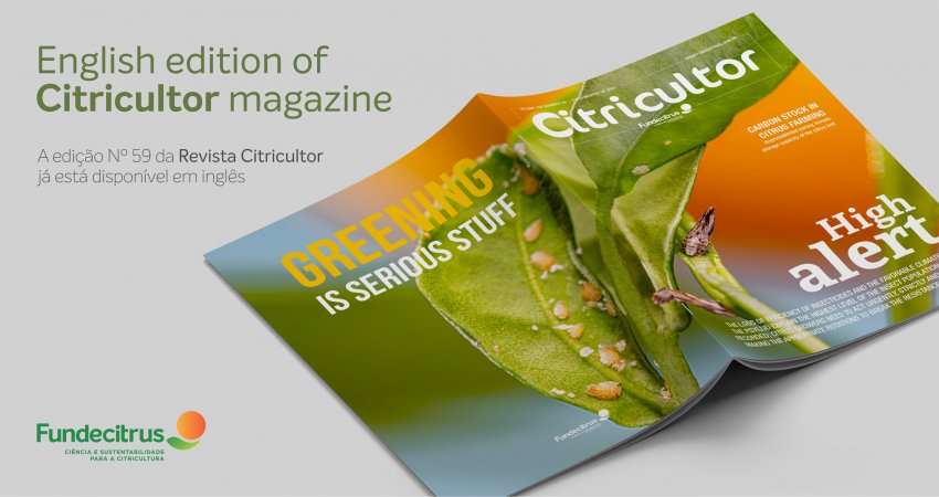 Versão em inglês da última edição da revista Citricultor já está disponível para o leitor