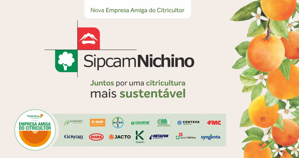 Sipcam Nichino é a nova integrante do programa Empresas Amigas do Citricultor