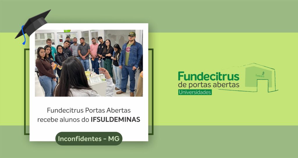 Estudantes de Agronomia conhecem pesquisas e ações de combate ao greening no Fundecitrus