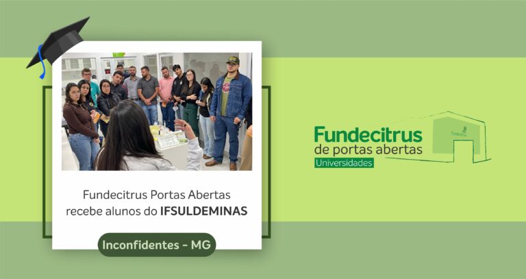 Estudantes de Agronomia conhecem pesquisas e ações de combate ao greening no Fundecitrus