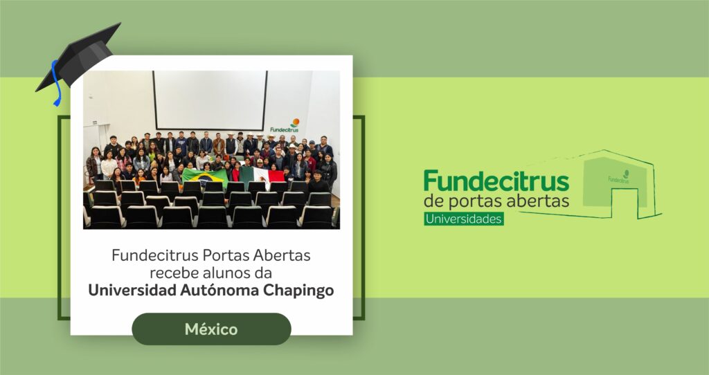 Fundecitrus recebe visita de estudantes e professores de universidade do México