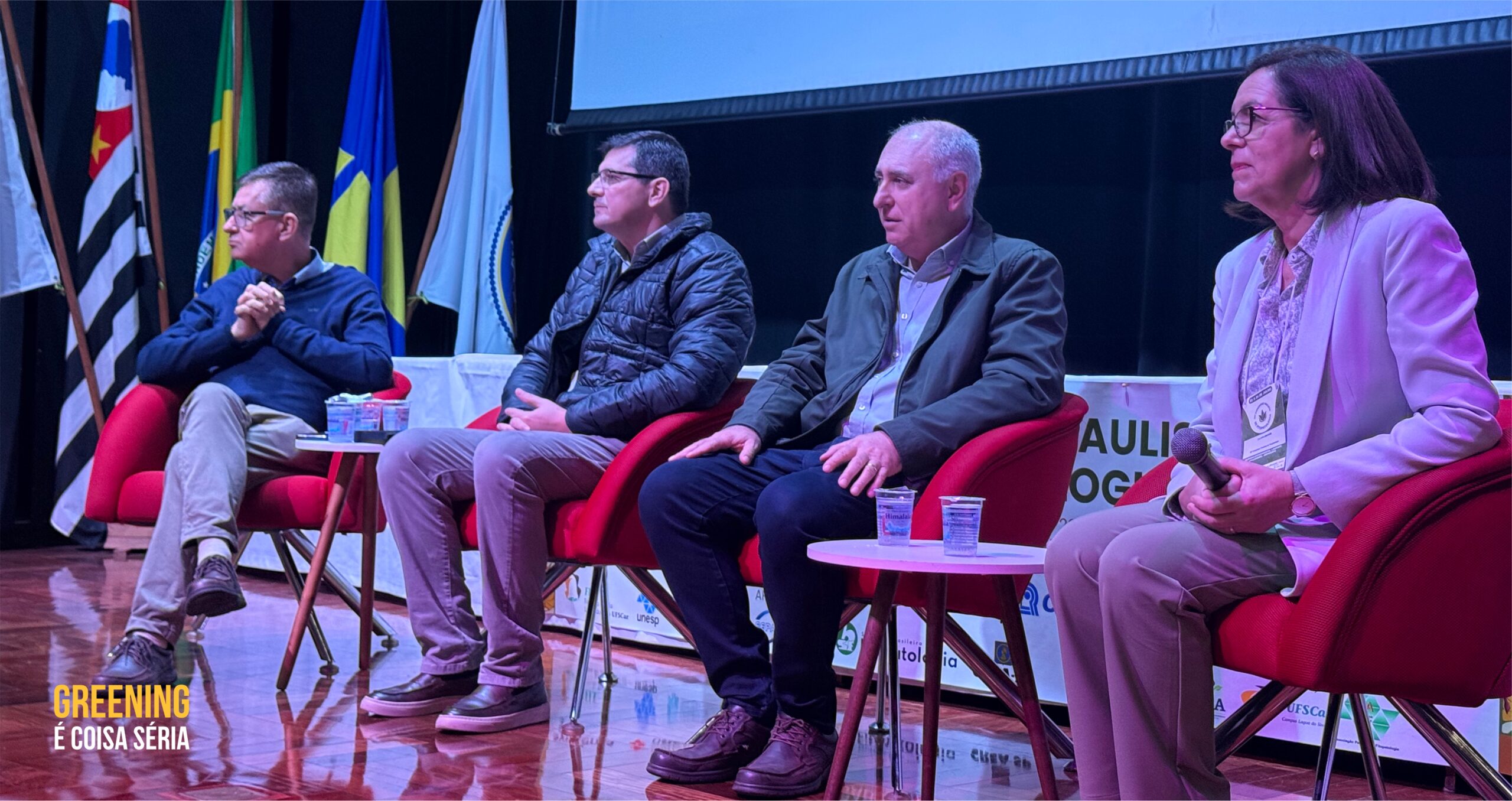 Fundecitrus participa de mesa-redonda sobre estratégias de enfrentamento ao greening no 44º Congresso Paulista de Fitopatologia