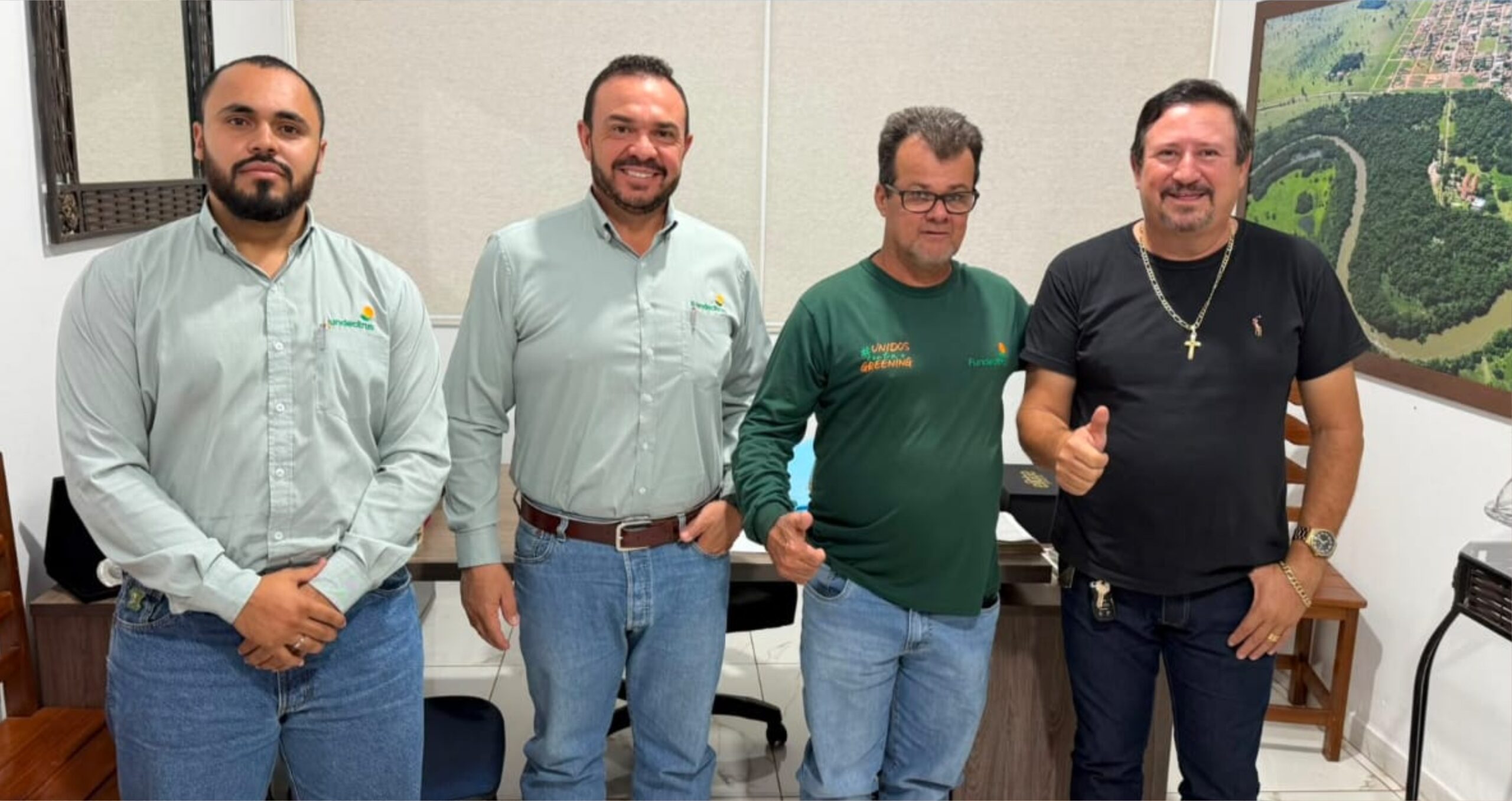 Fundecitrus discute ações de controle do greening com prefeitura de Lagoa Santa (GO)