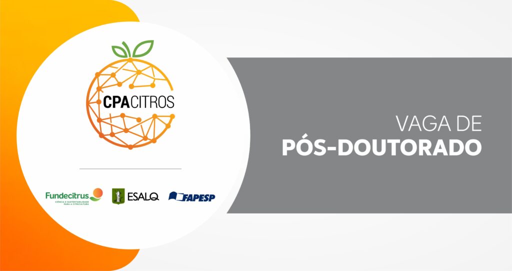 Fundecitrus abre processo seletivo para pós-doutorado na área em Fitopatologia/Epidemiologia  