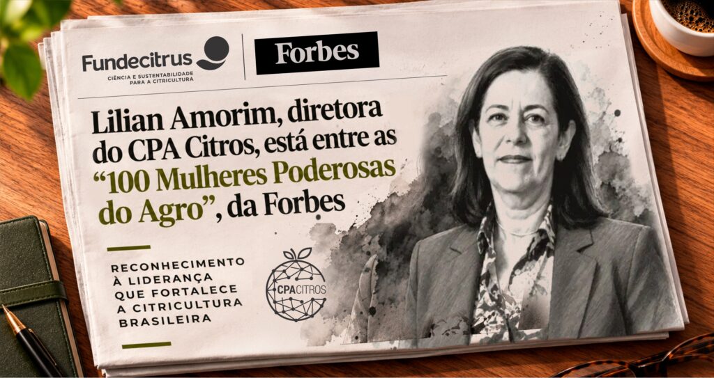 Lilian Amorim, diretora do CPA Citros, está entre as “100 Mulheres Poderosas do Agro”, da Forbes